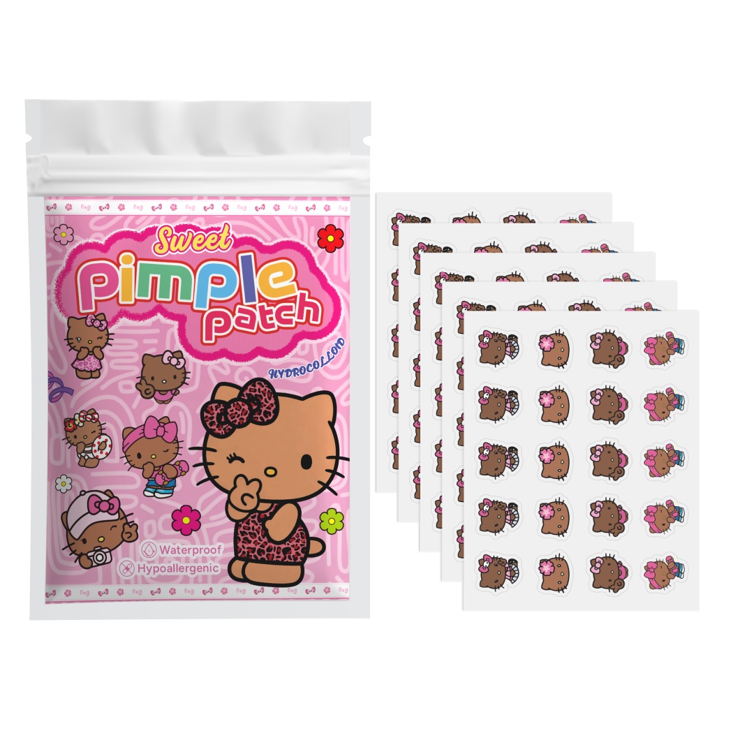 Face Moisturizer - 100 patchs anti-acné Hello Kitty, patchs