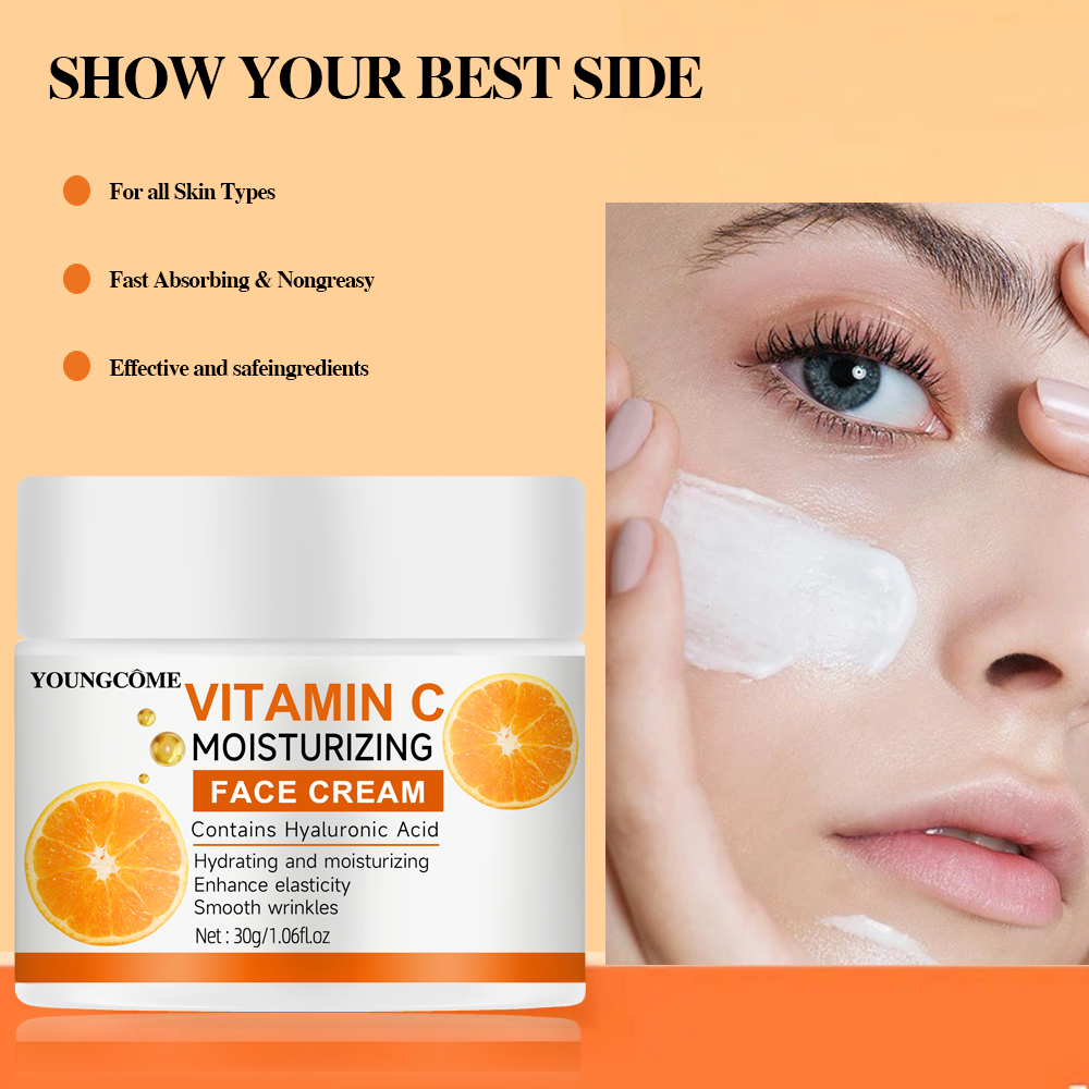 Vitamin C Serum - Crème hydratante à la vitamine C,