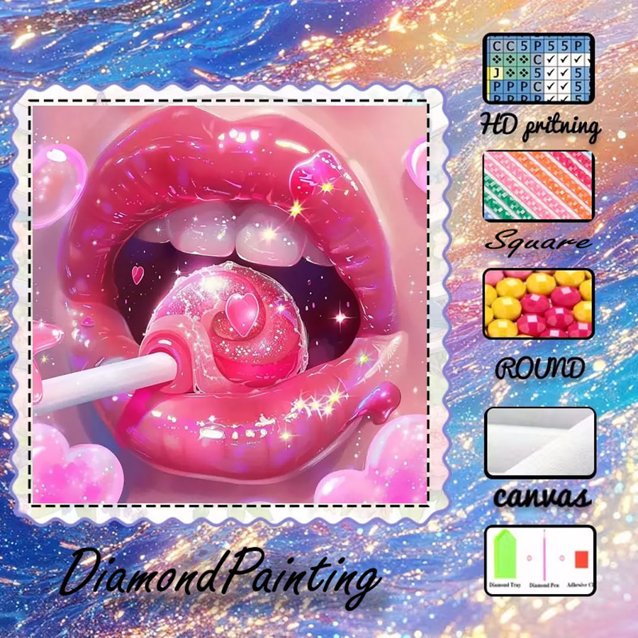 Lip Balm - 1 pièce - 5D-DIY - Tissu