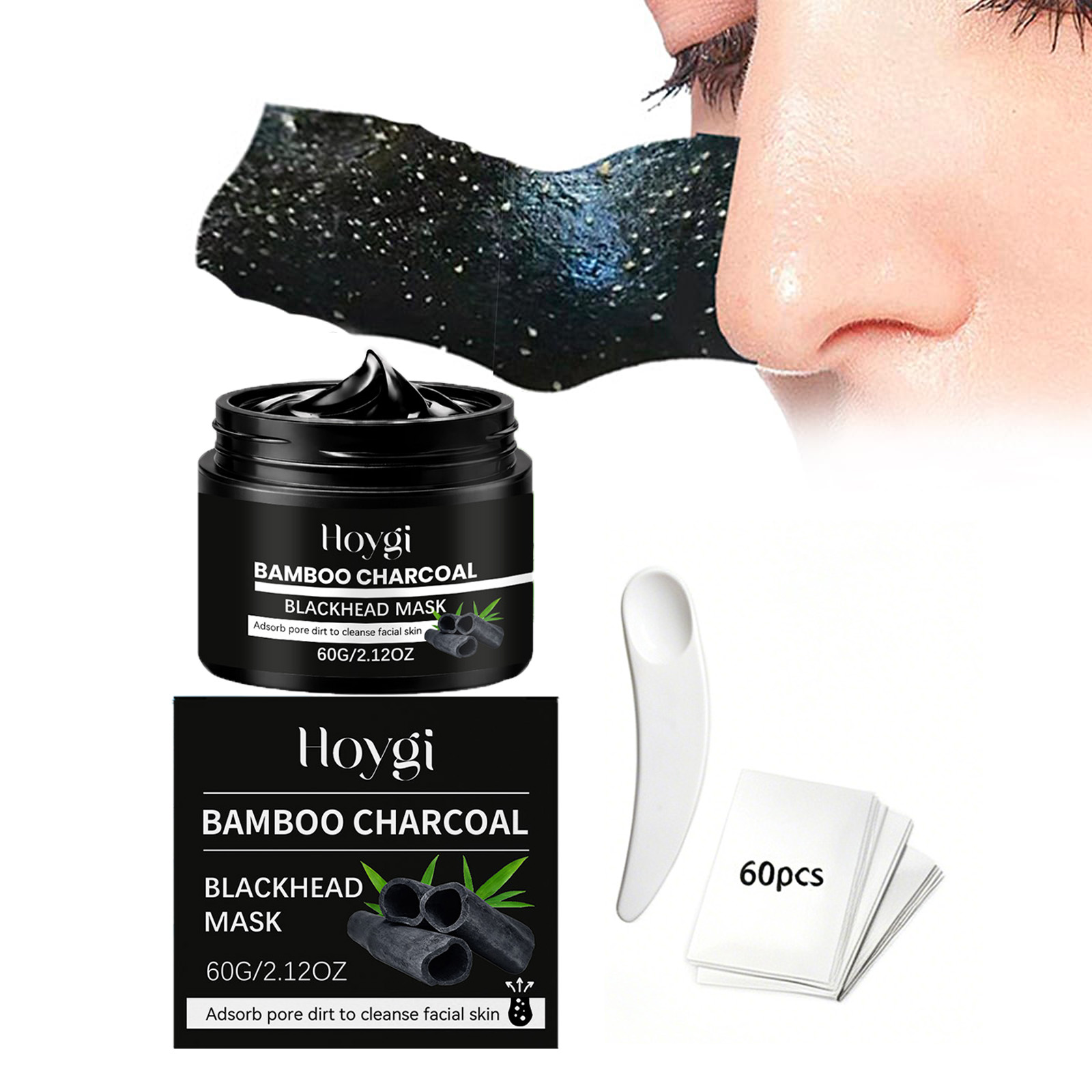 Face Mask Skincare - Masque Peel-Off au Charbon de Bambou