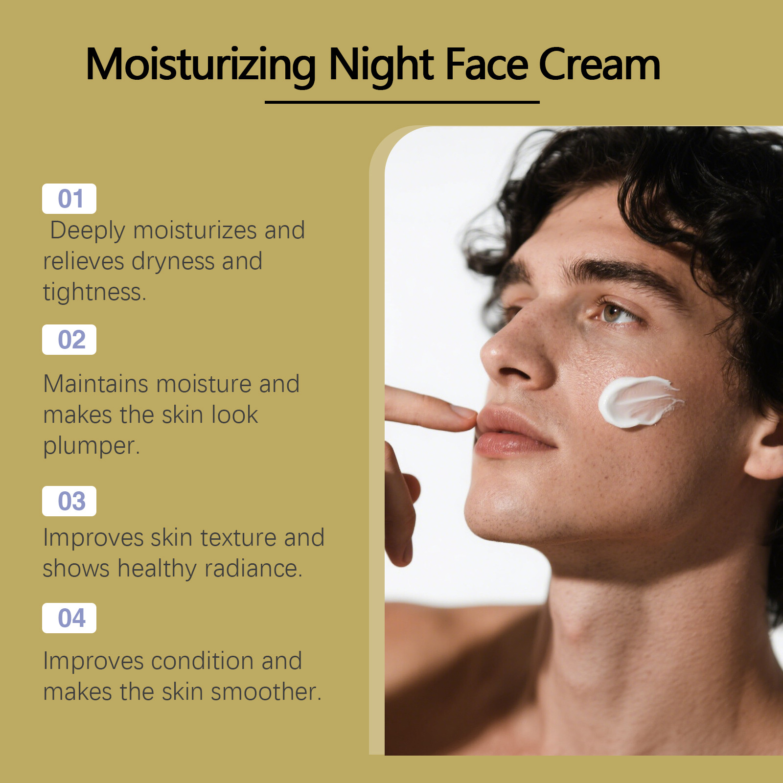 Crème pour le visage homme, ef - Night Cream avis et prix