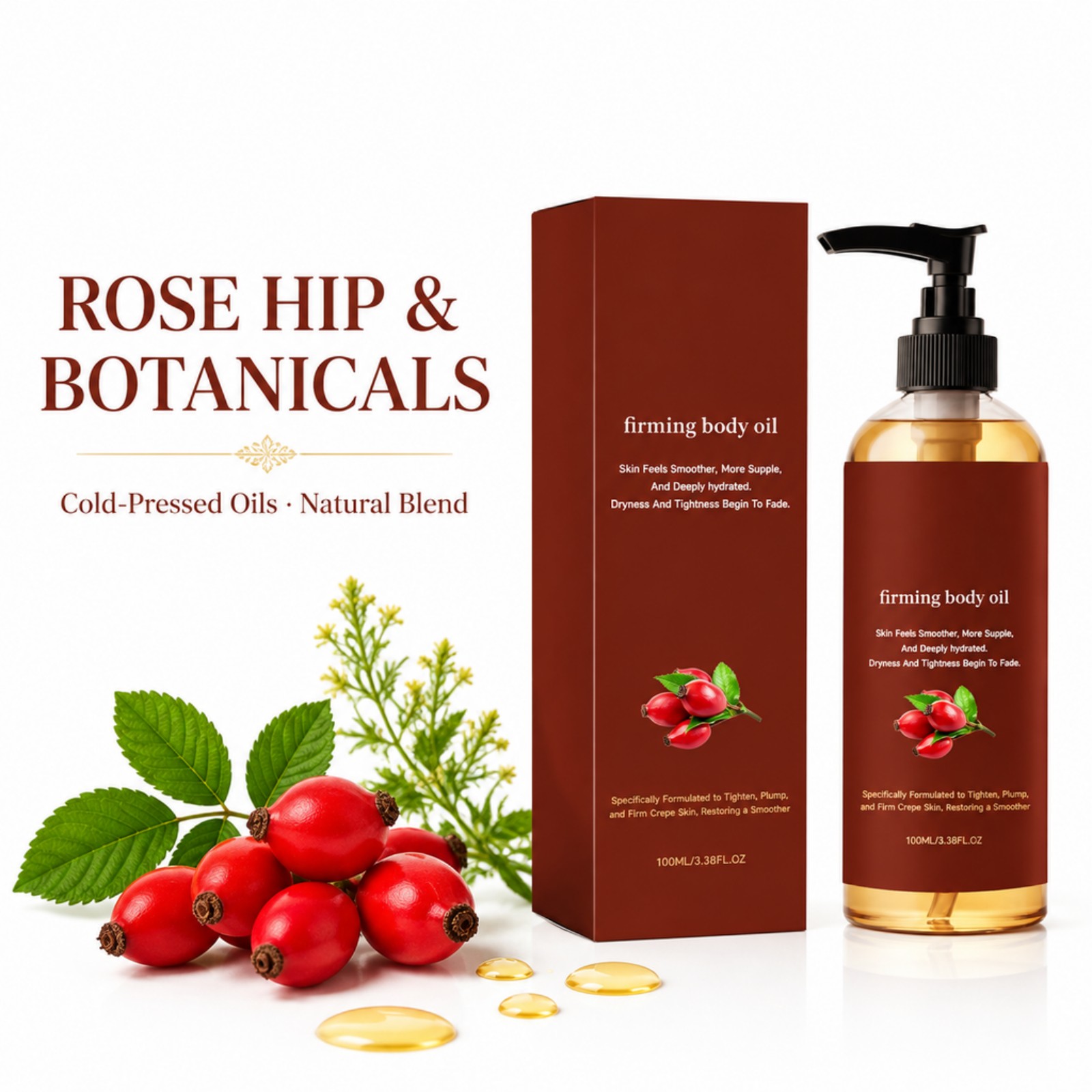 Huile corporelle raffermissant - Face Oil Rosehip avis et prix
