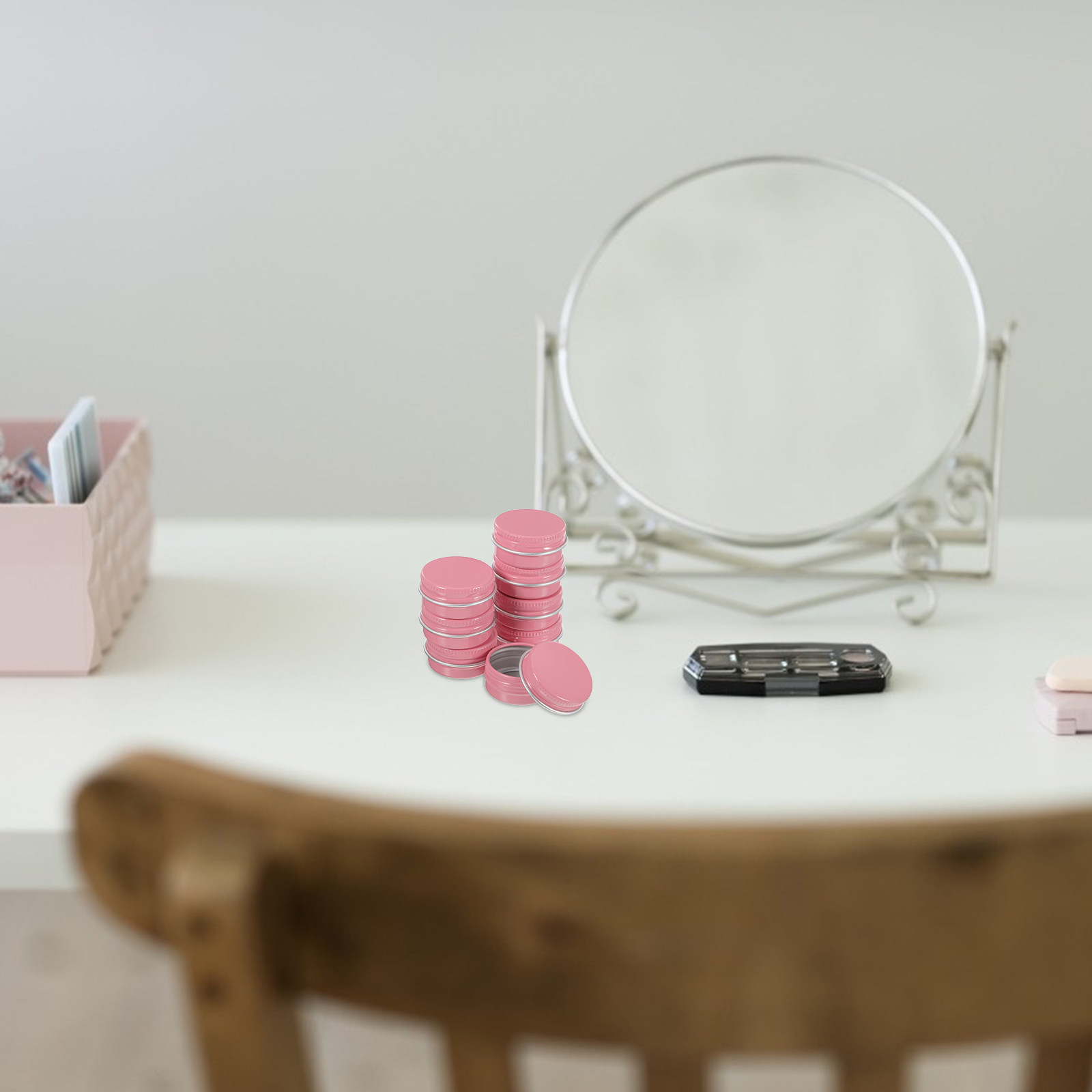8 pots ronds en aluminium, éta - Lip Balm avis et prix