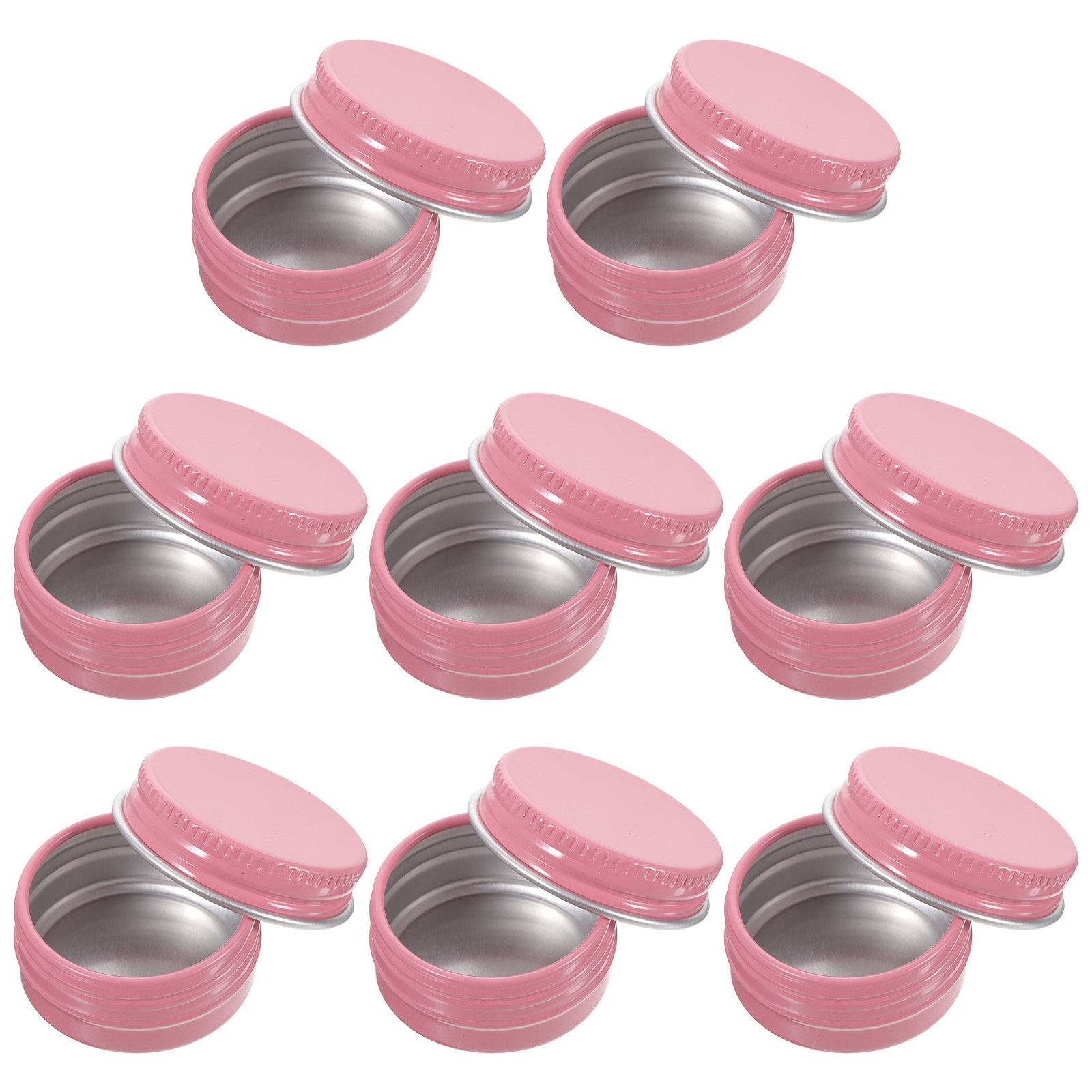 8 pots ronds en aluminium, éta - Lip Balm avis et prix