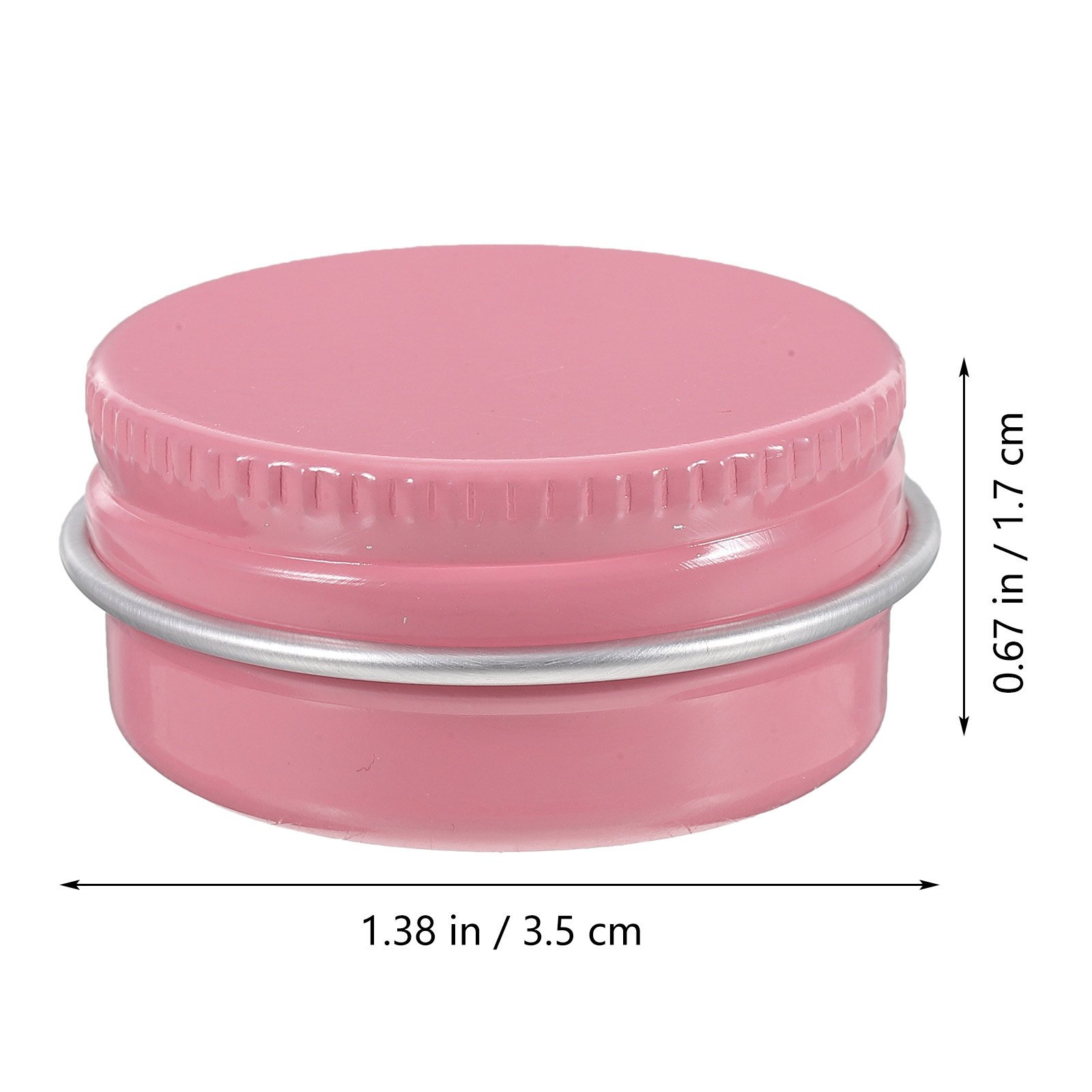 8 pots ronds en aluminium, éta - Lip Balm avis et prix