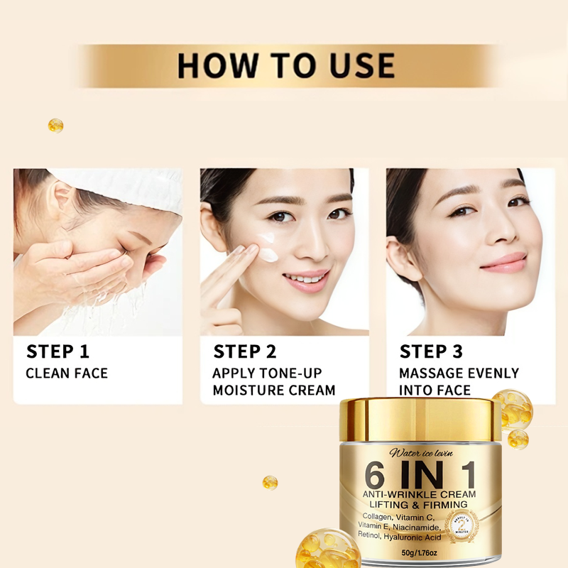 Crème anti-rides 6-en-1. Lifta - Retinol Cream avis et prix