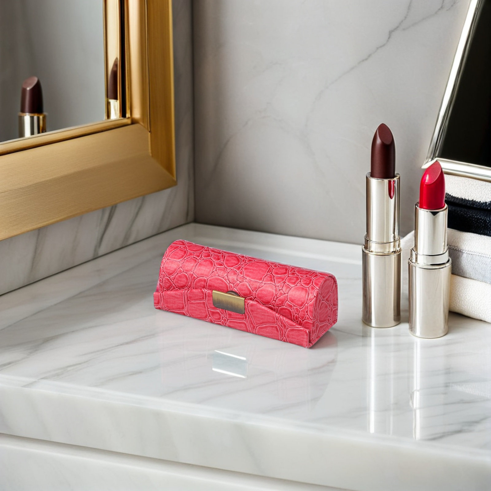 Étui à rouge à lèvres en PU, s - Lip Balm avis et prix
