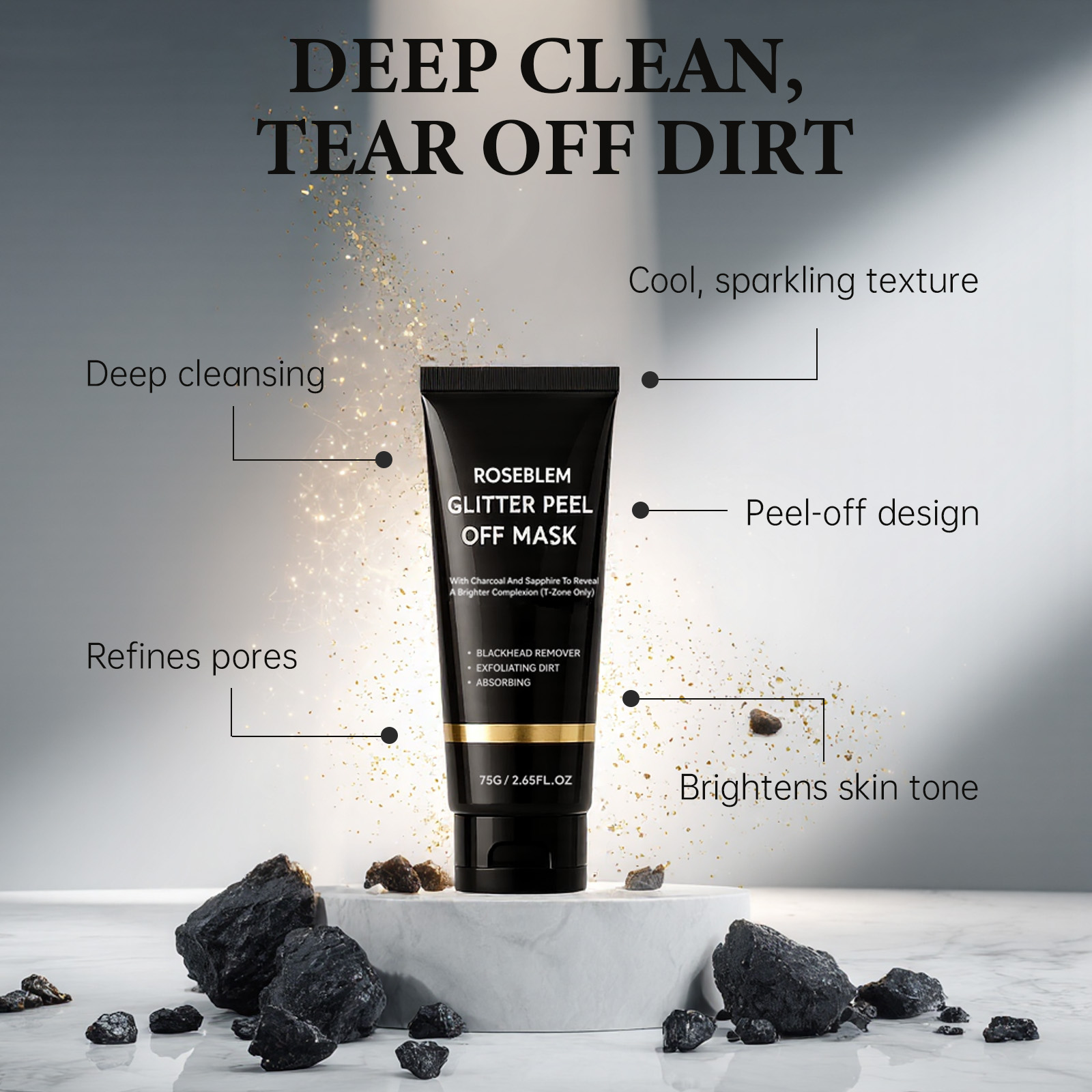 Masque peel-off au charbon nat - Cleanser Face avis et prix