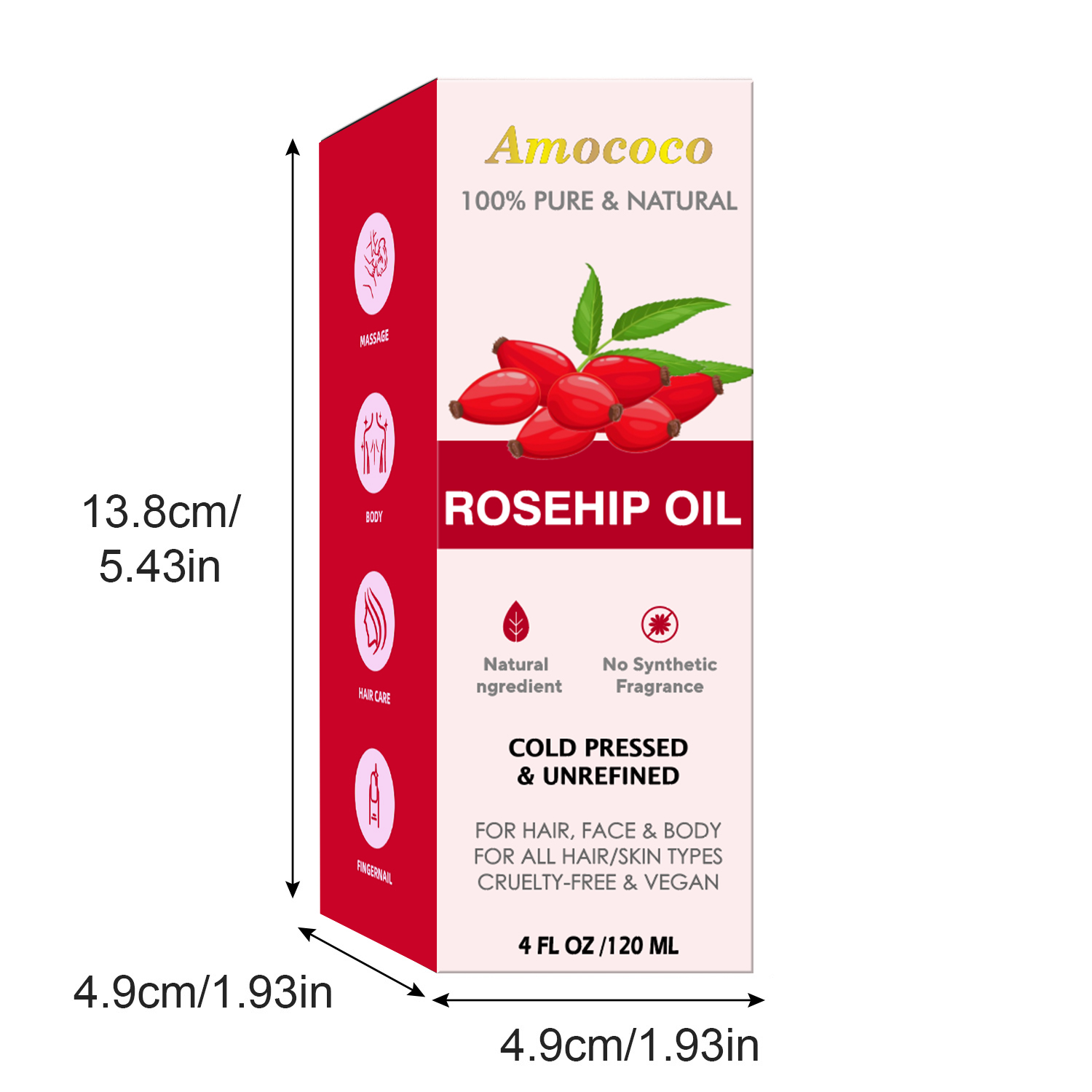 Amococo 2 pièces Huile de Jojo - Face Oil Rosehip avis et prix