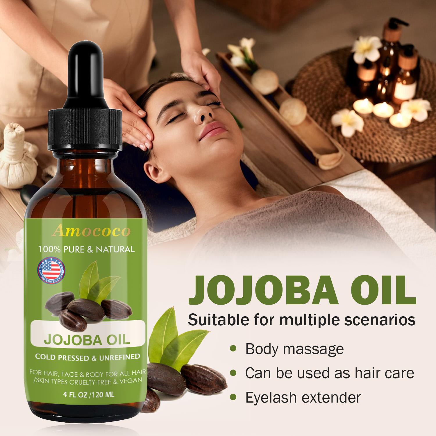Amococo 2 pièces Huile de Jojo - Face Oil Rosehip avis et prix
