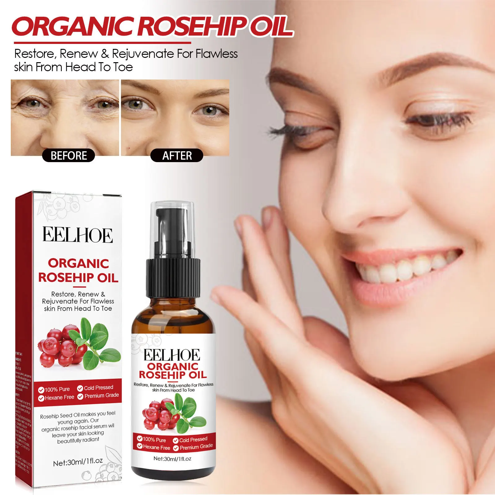 Sérum pour le visage à l'huile - Face Oil Rosehip avis et prix